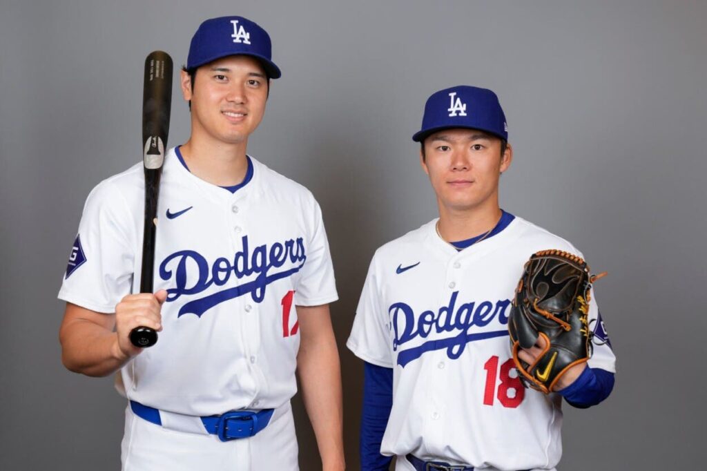 shohei-ohtani-y-yoshinobu-yamamoto-entusiasmados-con-los-dodgers