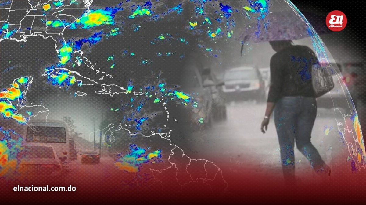 Esta tarde aguaceros en la porción noroeste del país, pero en Santo Domingo caluroso con chubascos