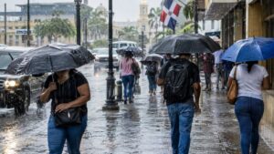 Lloverá en 12 provincias por combinación de vaguada y onda tropical este miércoles