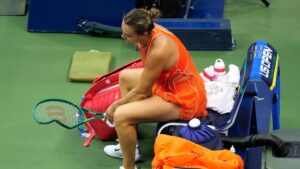 Raquetas cobran la frustrante derrota de Aryna Sabalenka