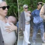 Lady Gaga debuta como mamá