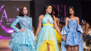Leticia Lasose lleva el universo de Aurora Dresses a New York Fashion Week con “Sophia”