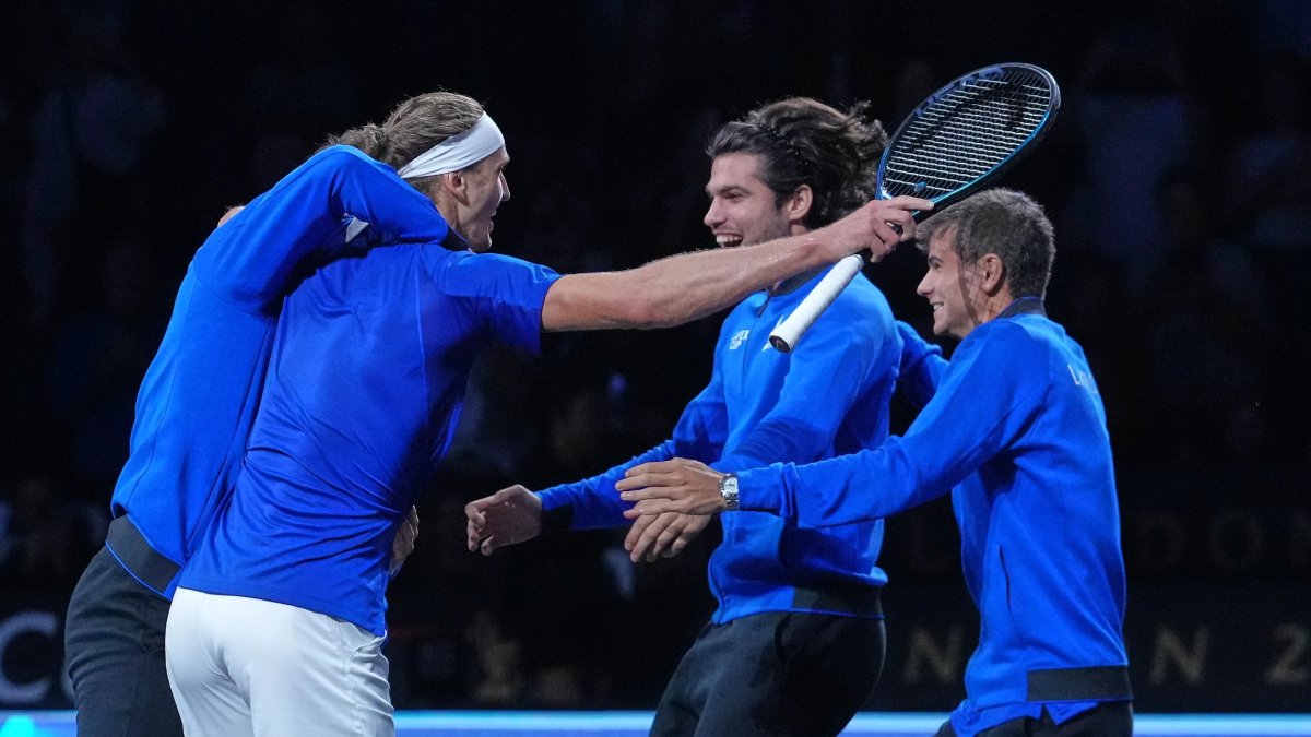 Alexander Zverev obtiene el punto que retorna la Copa Laver a Europa