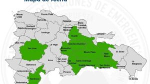 Vaticinan lluvias con truenos en zona fronteriza y para el Cibao en la tarde