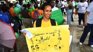UASD en Barahona marcha para exigir más servicios de salud mental y menos prejuicios