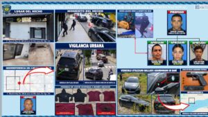 Arrestan a tres implicados en intento de asalto a joyería en Villa Juana; un oficial retirado resultó herido