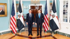 Canciller de RD y secretario de Estado EUA hablan sobre seguridad en la región y de economía
