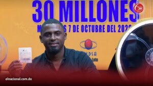 Hombre gana RD$30 millones en el Loto de LEIDSA; conoce quién es el afortunado