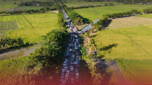 Productores de arroz paralizan autopista del Nordeste en rechazo a importaciones