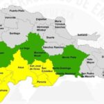 COE emite alerta amarilla y verde en 16 demarcaciones por vaguada